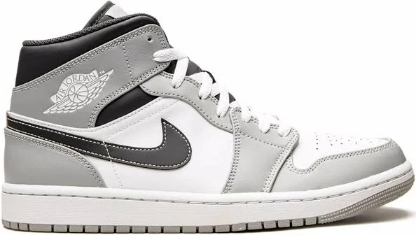 Jordan - Air Jordan 1 Mid "Light Smoke Grey 2.0" sneakers - unisex - Calf Leather - 12