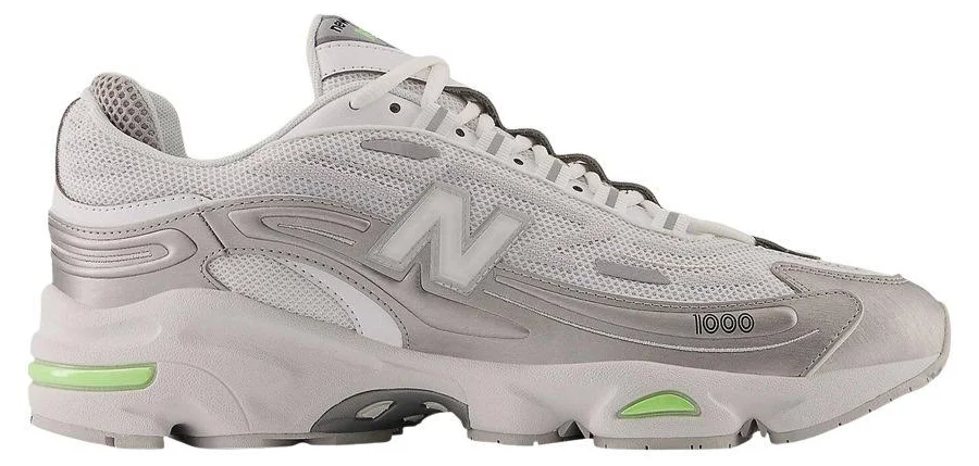 New Balance 1000 'Silver Metallic Mint Flash' | Men's Size 7.5