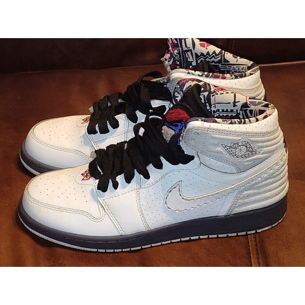 NIKE 2012 AIR JORDAN RETRO 1 93 SPACE JAM BUGS BUNNY SZ 6y SHOES 580514-107