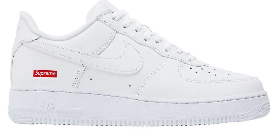 Supreme x Nike Air Force 1 Low 'Box Logo - White' | Men's Size 15