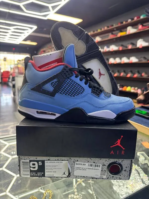 Mens Jordan 4 Travis Scott Cactus Jack2