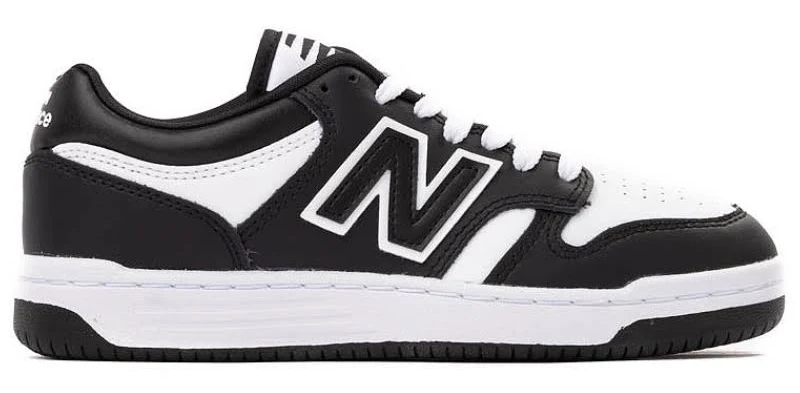 KIds' New Balance B480 - Black/White