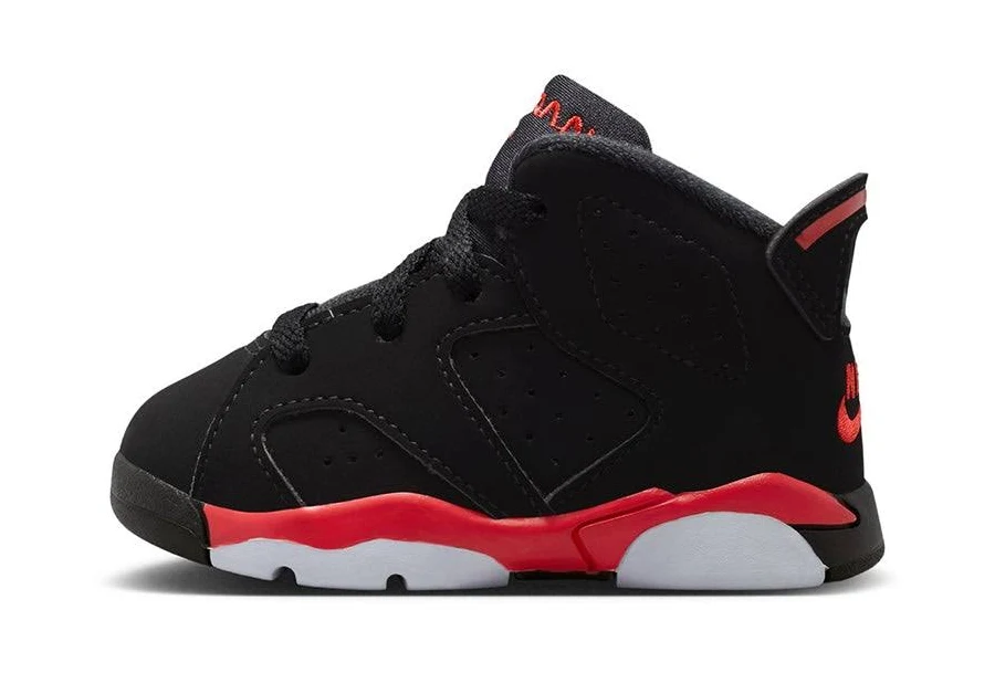 Air Jordan 6 Infants Retro "Infrared" Shoes - 10K