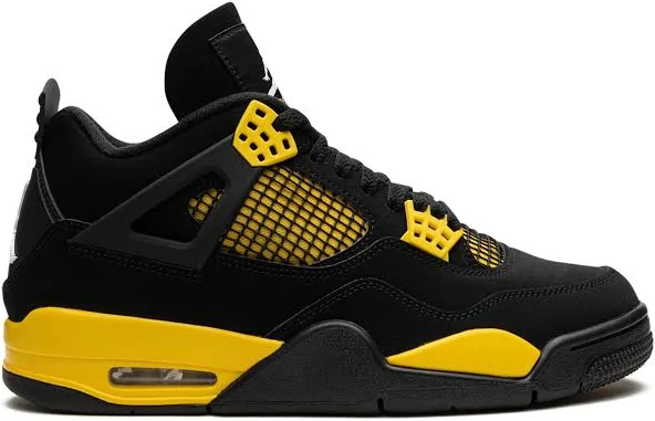 Jordan - Air Jordan 4 Retro "Thunder 2023" sneakers - unisex - Suede - 15 - Black
