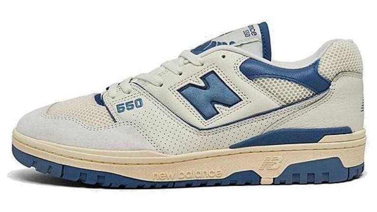 New Balance Men's 550 'Sea Salt Pack Agate' - Blue - Low-top sneakers - 6