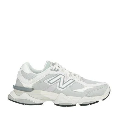 New Balance 9060 Man Sneakers Light grey Size 8.5 Leather, Textile fibers