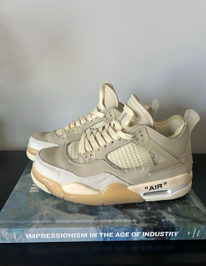 Off-white X Wmns Air Jordan 4 Retro Sp 'sail'