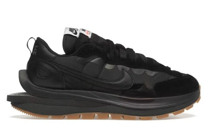 Nike X Sacai Vaporwaffle Logo Patch Sneakers - UK3.5