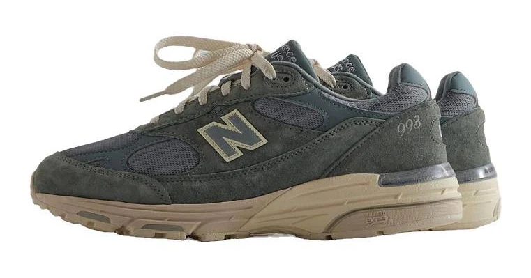 New Balance X Kith 993 Made In Usa - Grey/green
