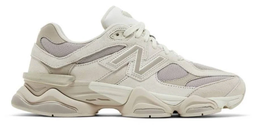 New Balance Shoes | New Balance 9060 ‘Grey Moonbeam’ Size 5 Men’s Eur 37.5 Us Women’s 6.5 | Color: Cream/Gray | Size: 6.5 | Pm-68924145's Closet