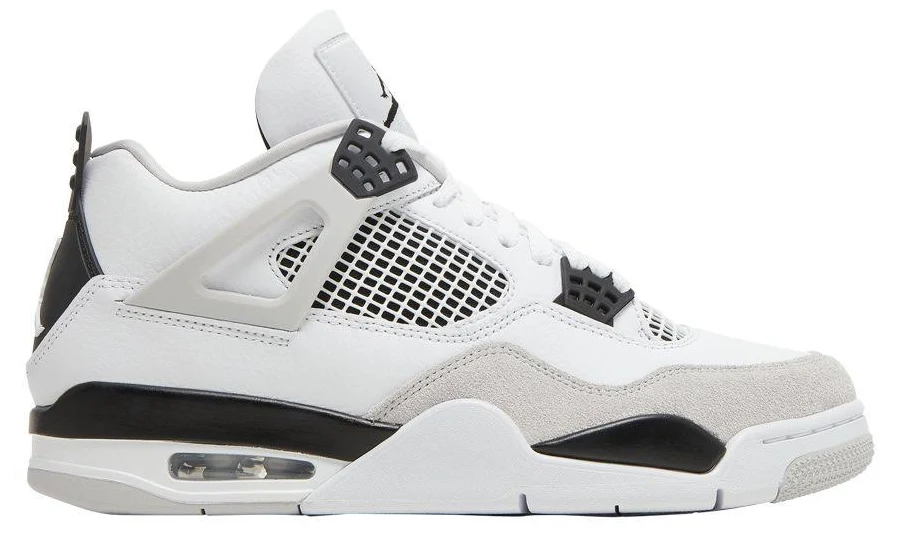 Air Jordan 4 Retro 'Military Black' | White | Men's Size 14