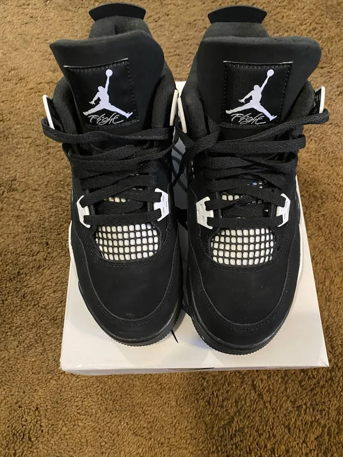 Jordan 4 Retro White Thunder Men's