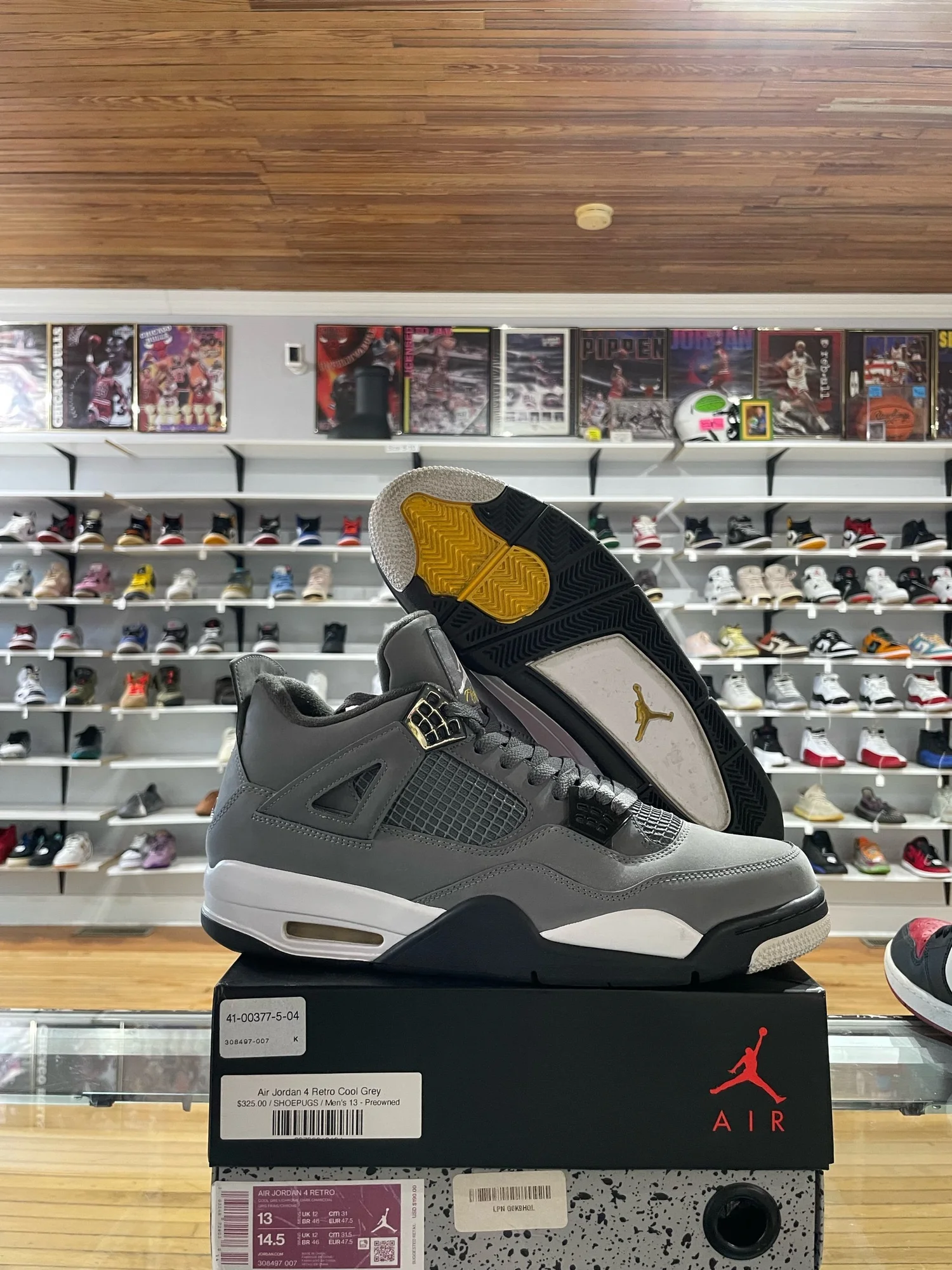 Size 13 Jordan 4 Cool Grey — KENOKICKS