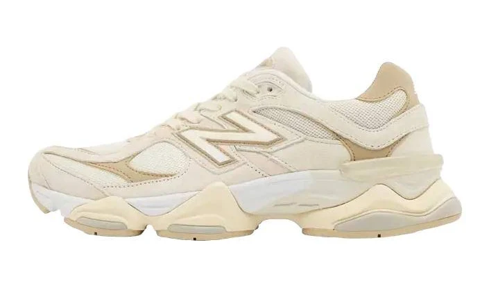 New Balance 9060 Athletic Men Sneakers - Sea Salt/brown