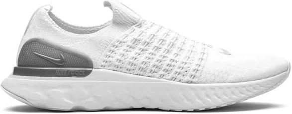 Nike - React Phantom Run Flyknit 2 sneakers - women - Rubber - 8.5 - White