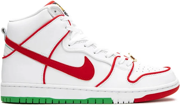 Nike - x Paul Rodriguez SB Dunk High "Mexican Boxing" sneakers - unisex - Calf Leather - 8.5 - White