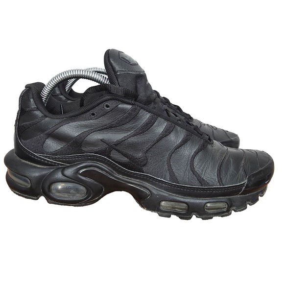 Nike Air Max Plus TN Running Shoes Mens 8.5 Triple Black Sneakers Trainers