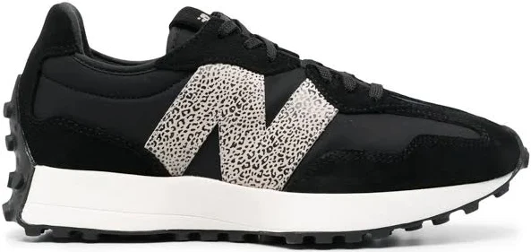 New Balance - 327 Moombean Leopard sneakers - women - Fabric/Fabric/Calf Leather/Rubber - 6.5 - Black