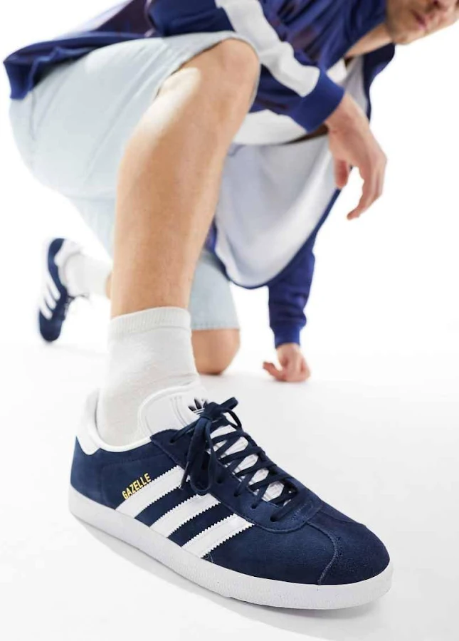 adidas Originals Gazelle sneakers in navy