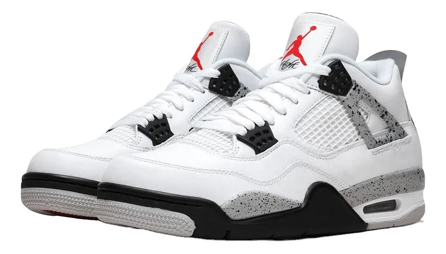 Jordan Air 4 Retro Og Cement Women Sneakers - White