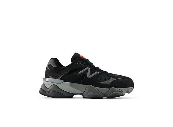 New Balance 9060 Lace - BLACK with CASTLEROCK - 6