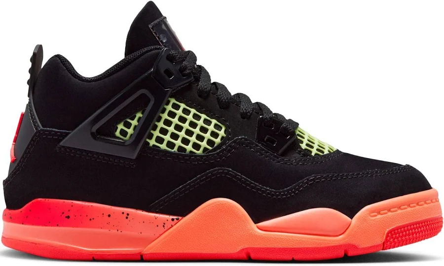 Nike Air Jordan 4 Retro (PS) BRIGHT MANGO / 2Y