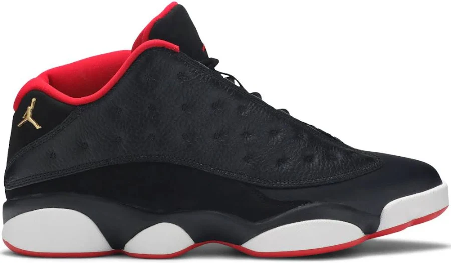 Air Jordan 13 Retro Low 'Bred' Negro y Rojo 310810-027 US 8.5