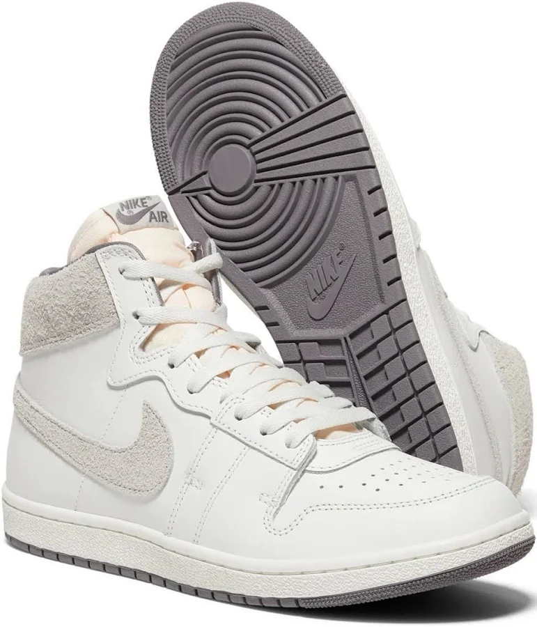 Nike Air Ship White Tech Grey Limited Edition Sneakers Basketball