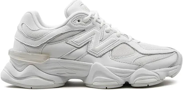 New Balance - 9060 leather sneakers - unisex - Rubber/Calf Leather/Fabric/Mesh - 8.5 - White