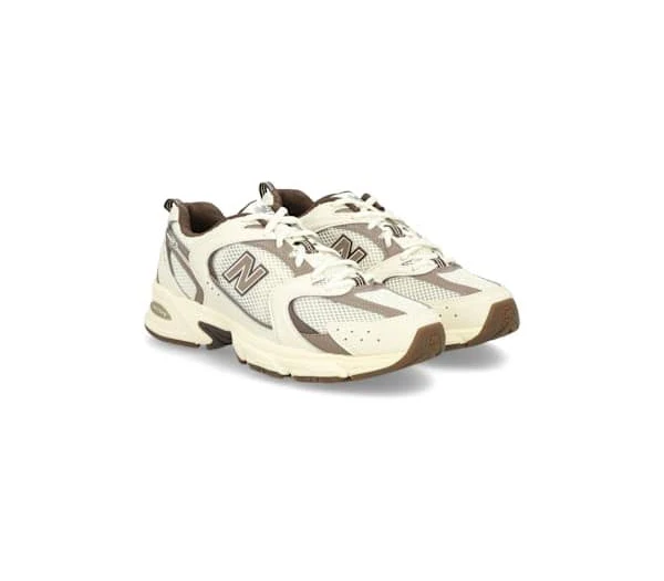 New Balance 530 Lace Up Unisex Sneaker in Off-White | Women's Regular Size 10.5 | Leather | Stitch Fix