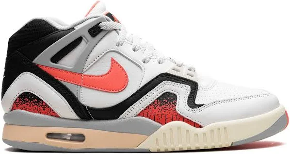 Nike - Air Tech Challenge II "Hot Lava" sneakers - men - Calf Leather/Rubber/Fabric - 8 - White