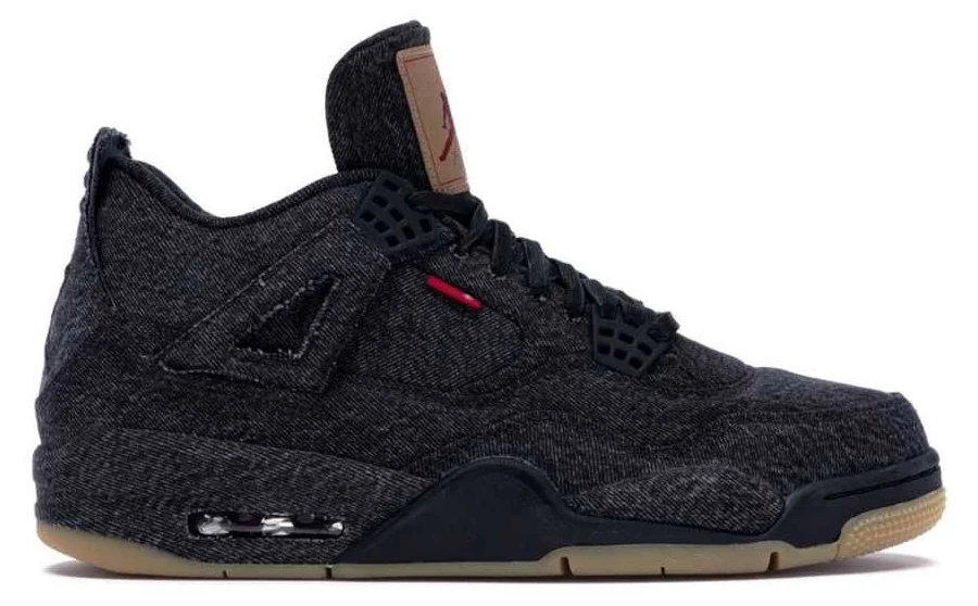 Nike × Levi's Air Jordan 4 "Black Denim" (タグ: のみ)