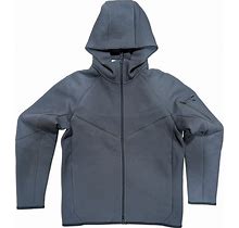 Men's Nike Sportswear Dark Grey/Black Tech Fleece Full-Zip Hoodie. Nike. Dark Grey/Black. Hoodies &amp; Sweatshirts. 197602917406.