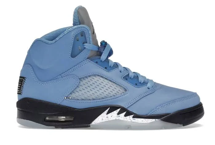 Jordan 5 UNC - size 9.5