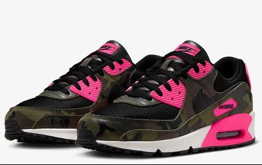 Size 10.5 Nike Air Max 90 Premium Camo Pack Running Shoes If1721-300