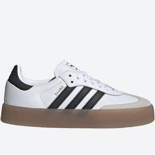 adidas Originals - Sambae in White and Black WHITE/BLACK / 7.5