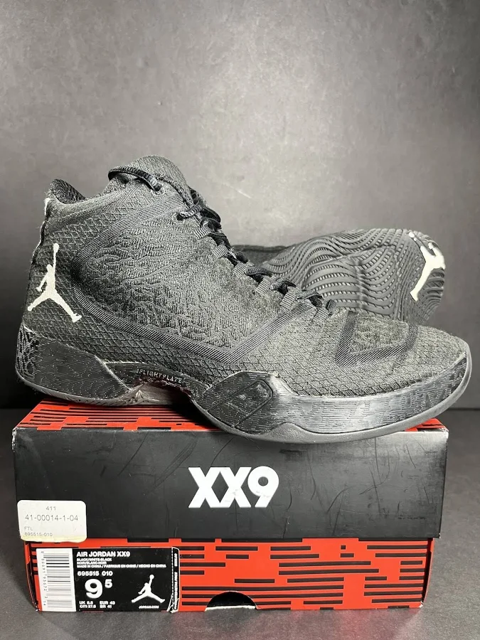 Air Jordan 29 Blackout 2014 Top Performance Basketball Rare 695515-010