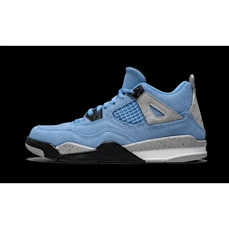 Jordan PRE School Jordan 4 Retro PS University Blue Bq7669 400 from Stadium Goods, Adult Unisex, Size: 13 Little Kid, Black