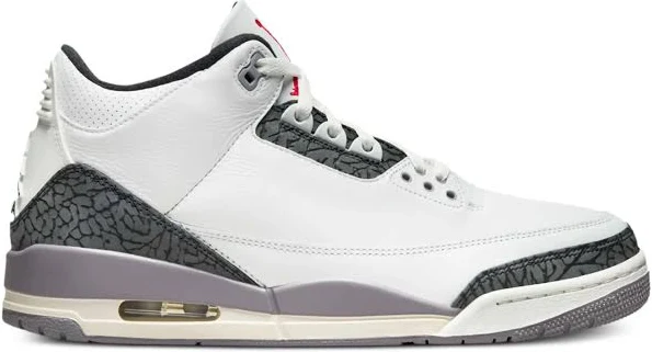 Jordan - Air Jordan 3 "Cement Grey" sneakers - men - Rubber/Leather/Fabric - 11.5 - White