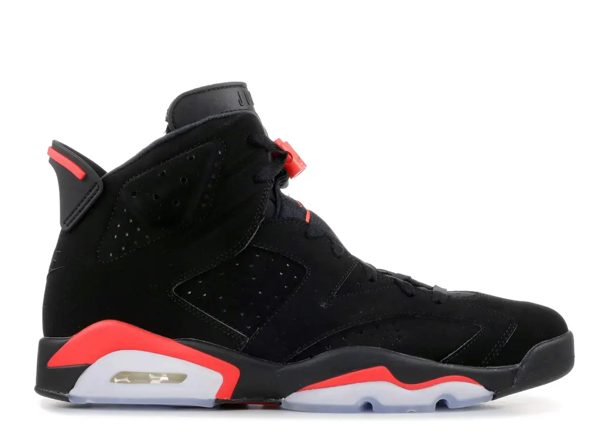 Jordan Jordan 6 Retro Black Infrared (2019) Size 9.5, DS BRAND NEW DAMAGED BOX