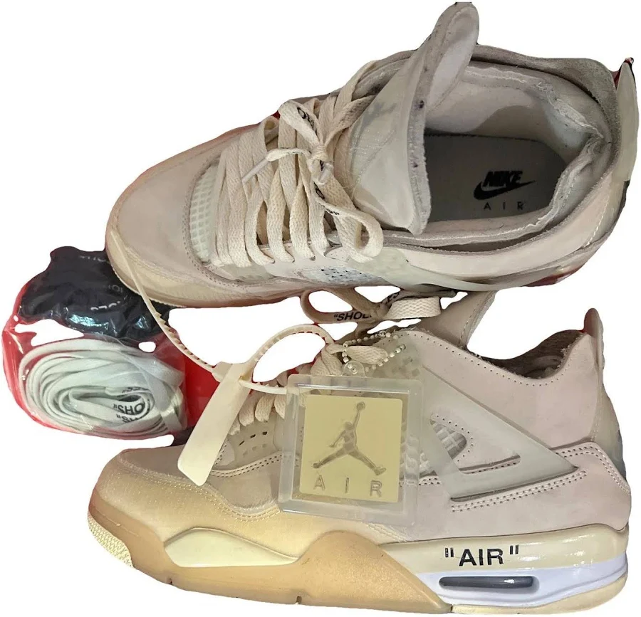 Nike x Off-White Air Jordan 4 Trainers Size 8 UK