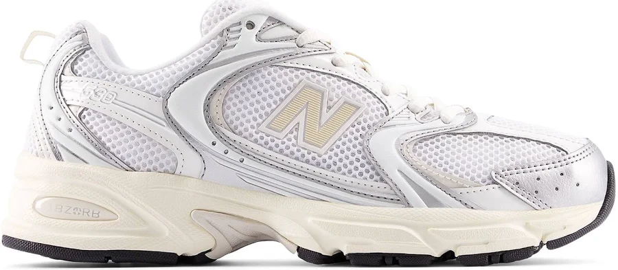 New Balance 530 Casual Shoe - Women's - Silver Metallic / Linen / 10.5