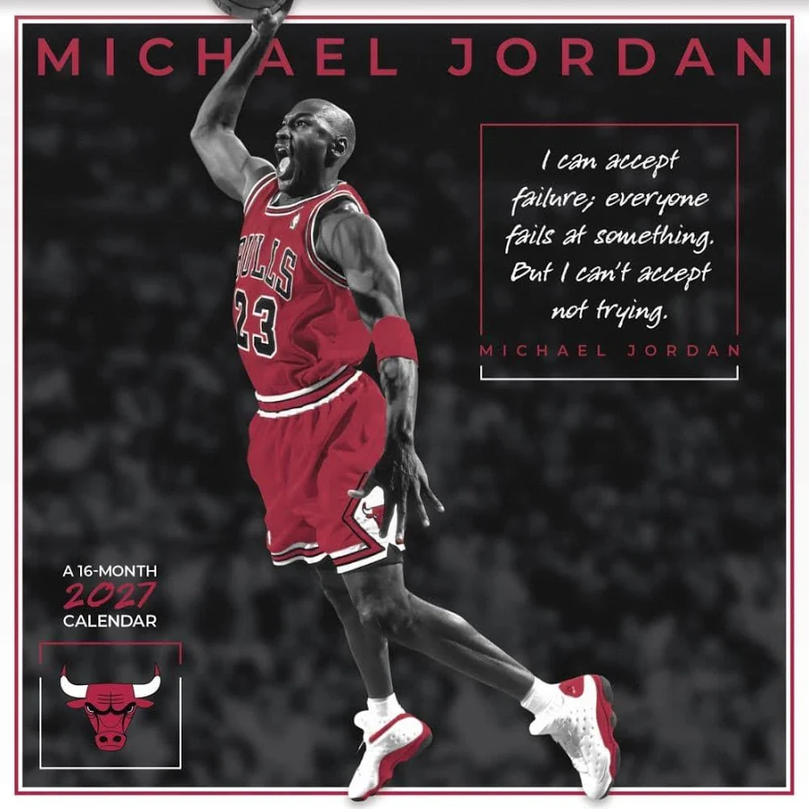 Michael Jordan 2027 Wall Calendar