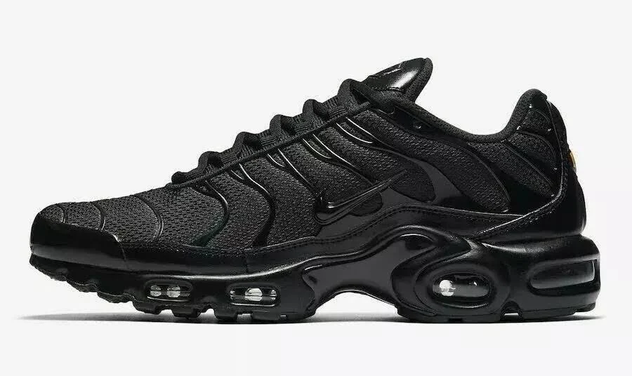 Nike Air Max Plus Tn Men's All Black Cool Air Cushion Shoes