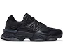 New Balance 9060 Triple Black Leather Everlasting Sneaker