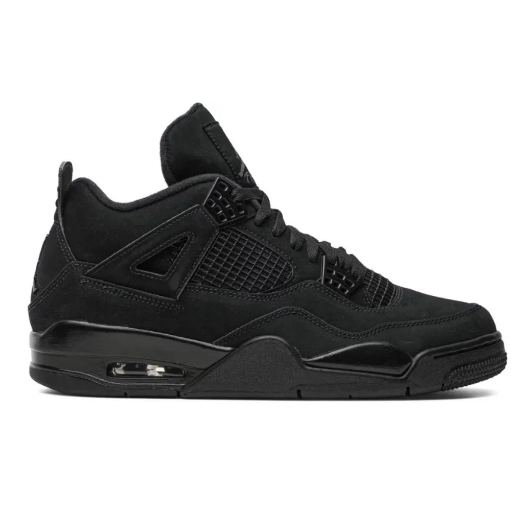 Nike Air Jordan 4 IV Retro Black Cat 2020 Sneakers Shoes Size 8 Style CU1110-010