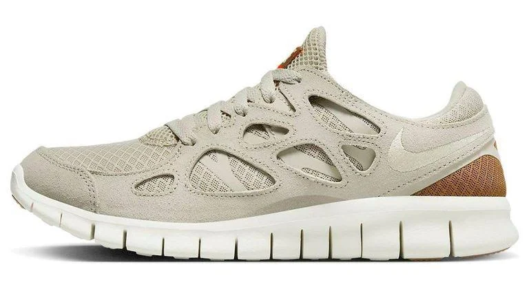 Nike Men's Free Run 2 'Light Stone Alabaster' - White - Low-top sneakers - 7
