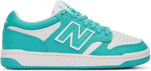 New Balance - 480 panelled sneakers - men - Calf Leather/Rubber/Fabric - 10.5 - Blue