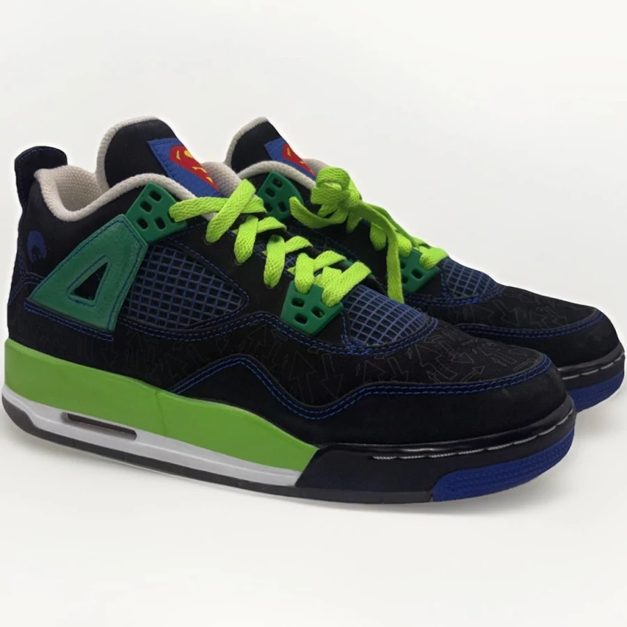 Jordan 4 Retro Doernbecher 2011 Super Man 408452-015 Gs 6.5y 8w