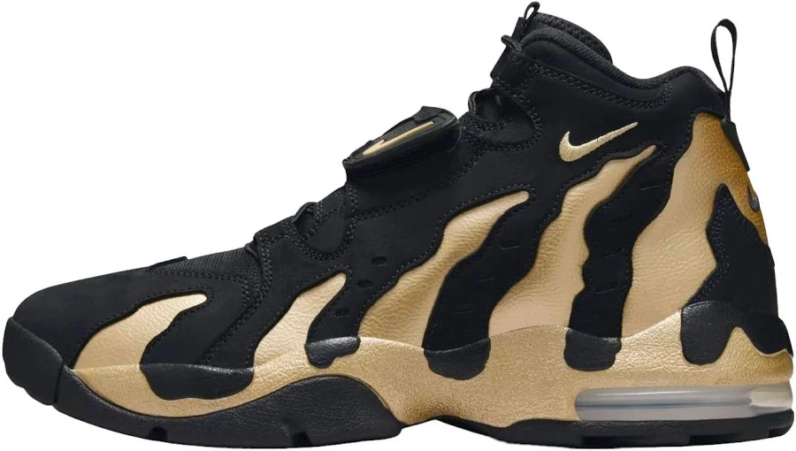 Nike Diamond Turf Max '96 Men Sneakers - Black/vegas Gold/white